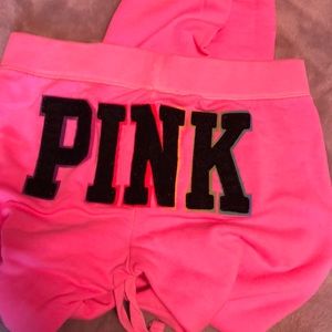 PINK by VS pink joggers